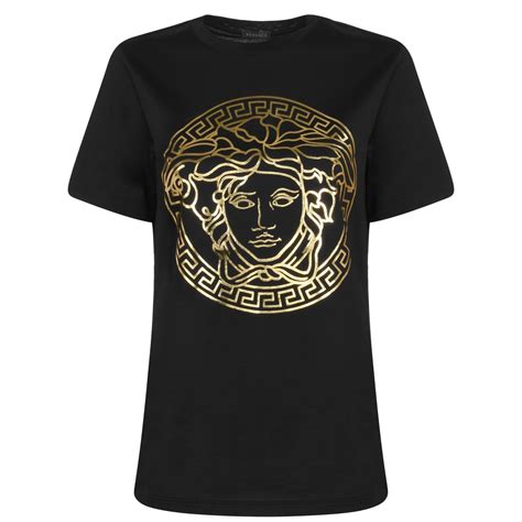 versace collection t shirt woman|Versace t shirt medusa.